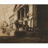 Charles W. Dahlgreen "The Art Institute" Etching