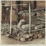 Ryohei Tanaka Woodpile Etching