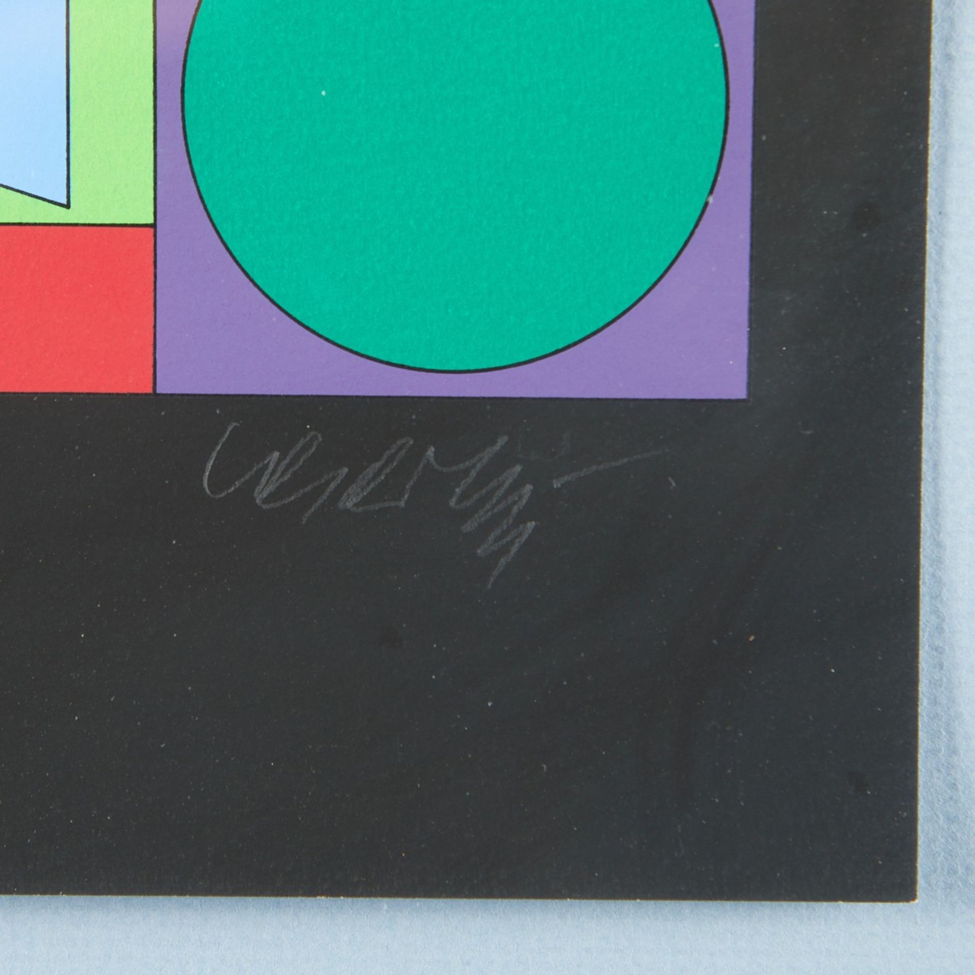 Victor Vasarely "Microcosmos Cubes" Serigraph - Image 3 of 6