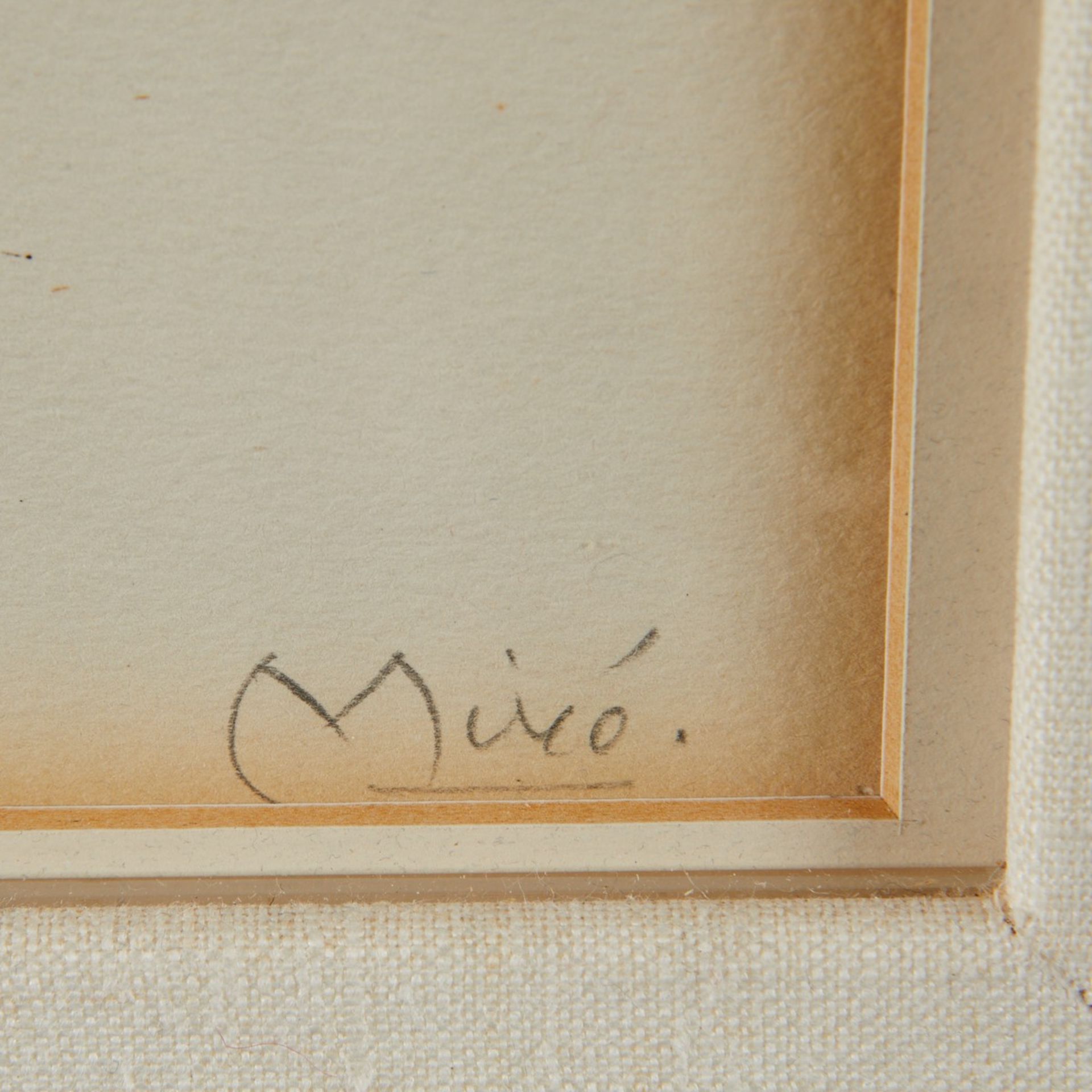 Attrib. Joan Miro Drawing - Bild 3 aus 4