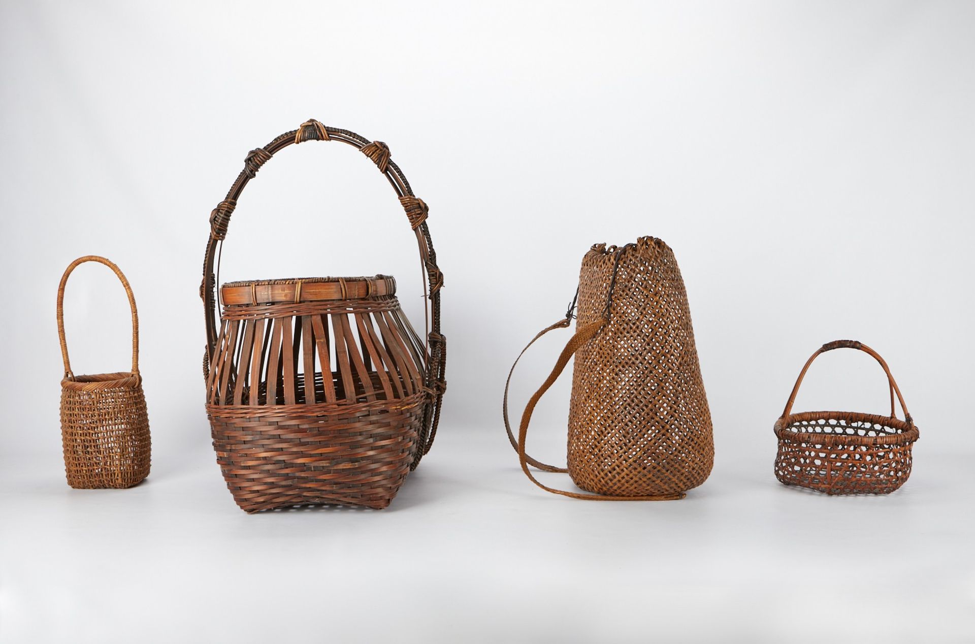4 Japanese Woven Baskets - Bild 2 aus 9