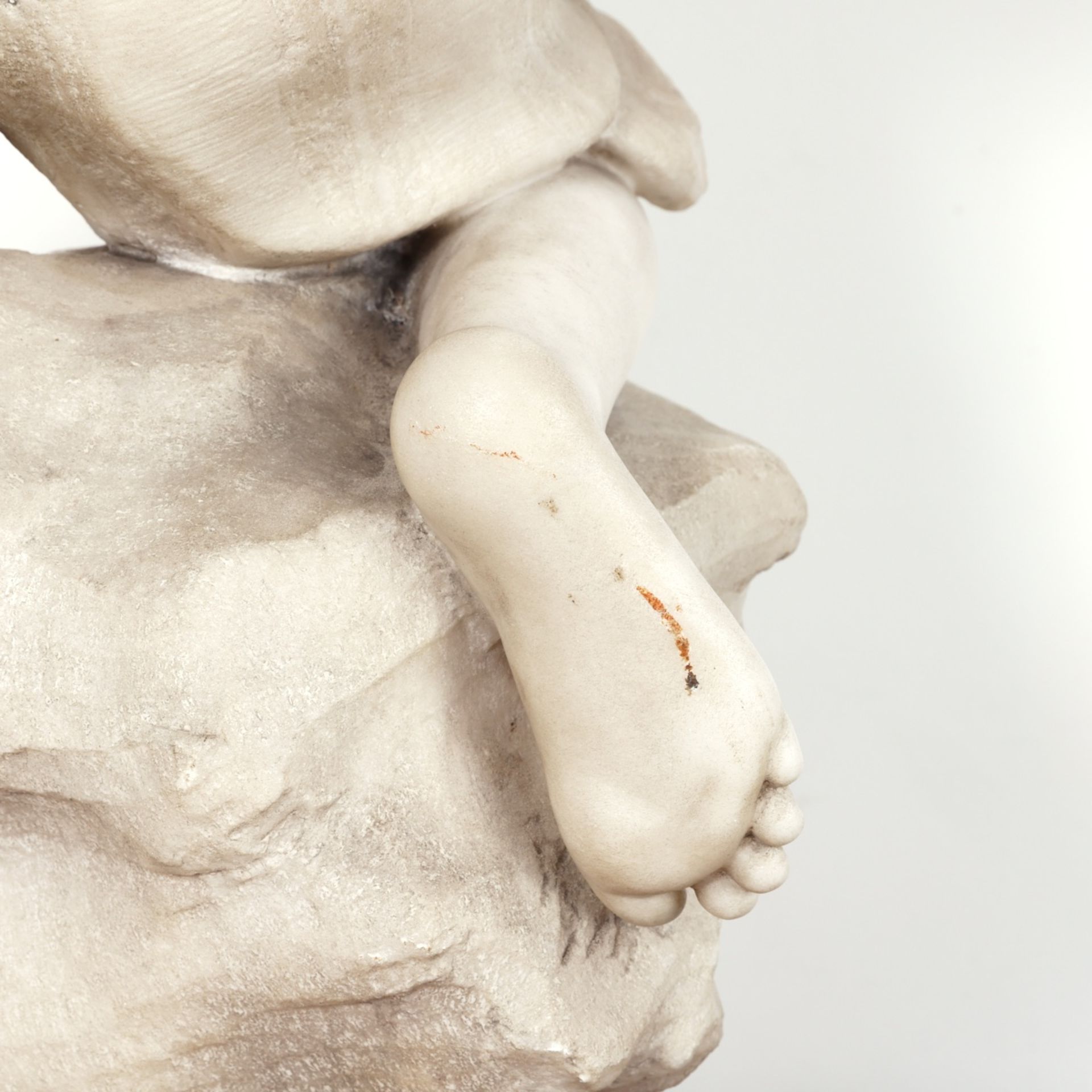 Pietro Bazzanti "Fisher Boy" Marble Sculpture - Bild 7 aus 11