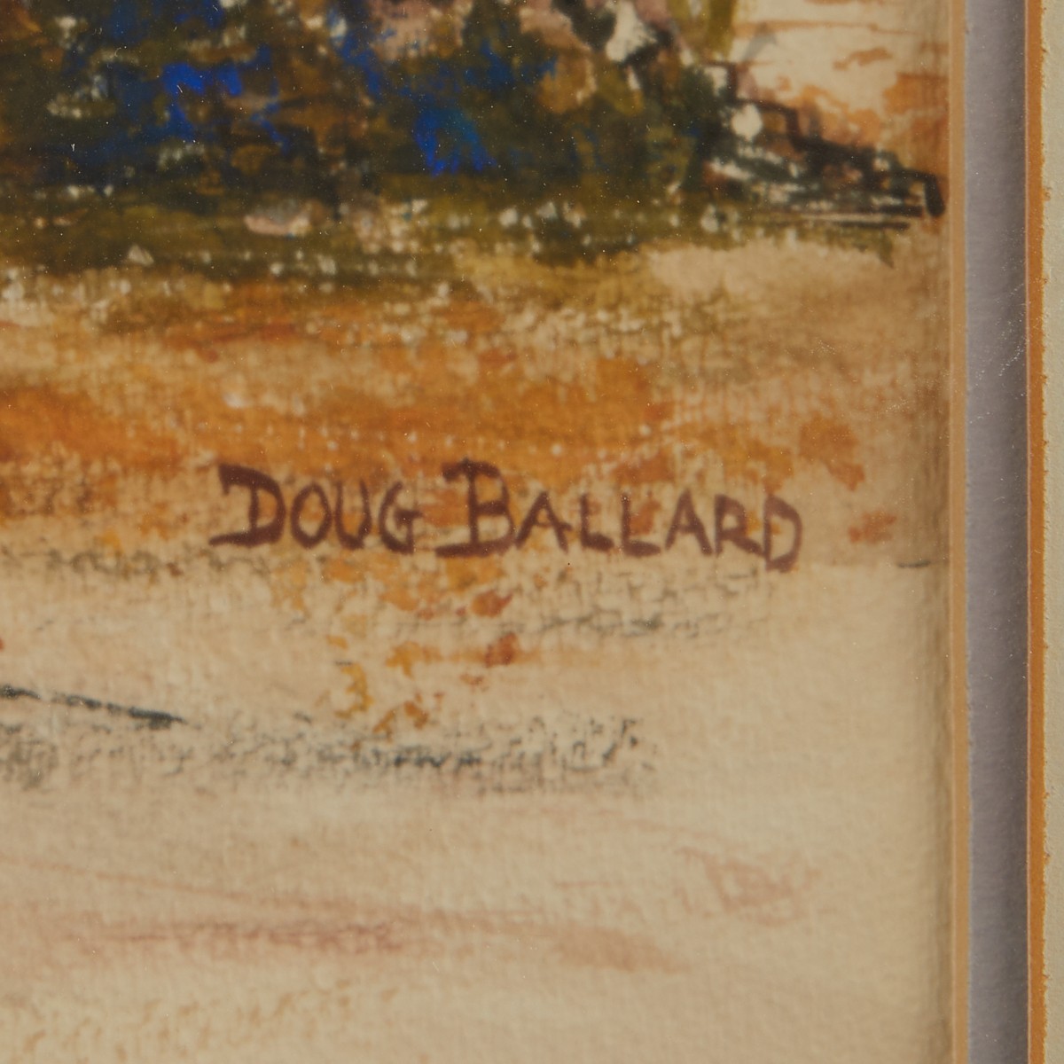 Doug Ballard "Old Grand Hotel" Watercolor - Image 3 of 4