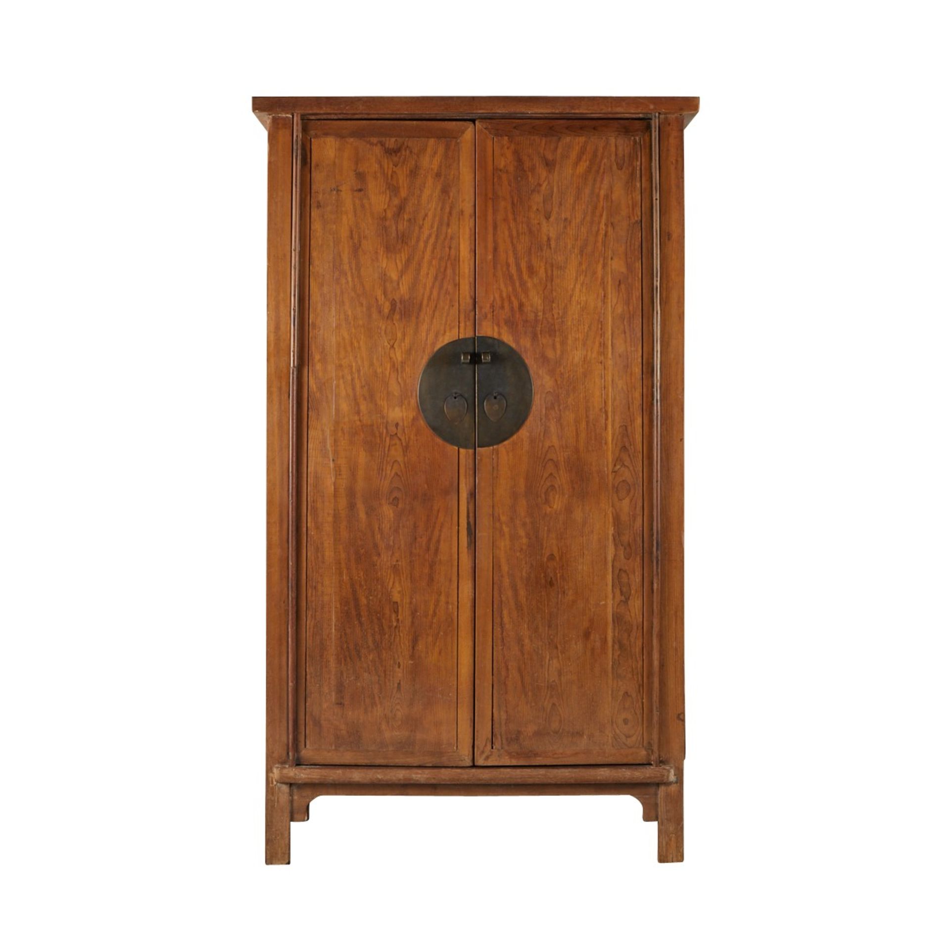 Antique Chinese Wood Cabinet or Wardrobe - Image 3 of 15