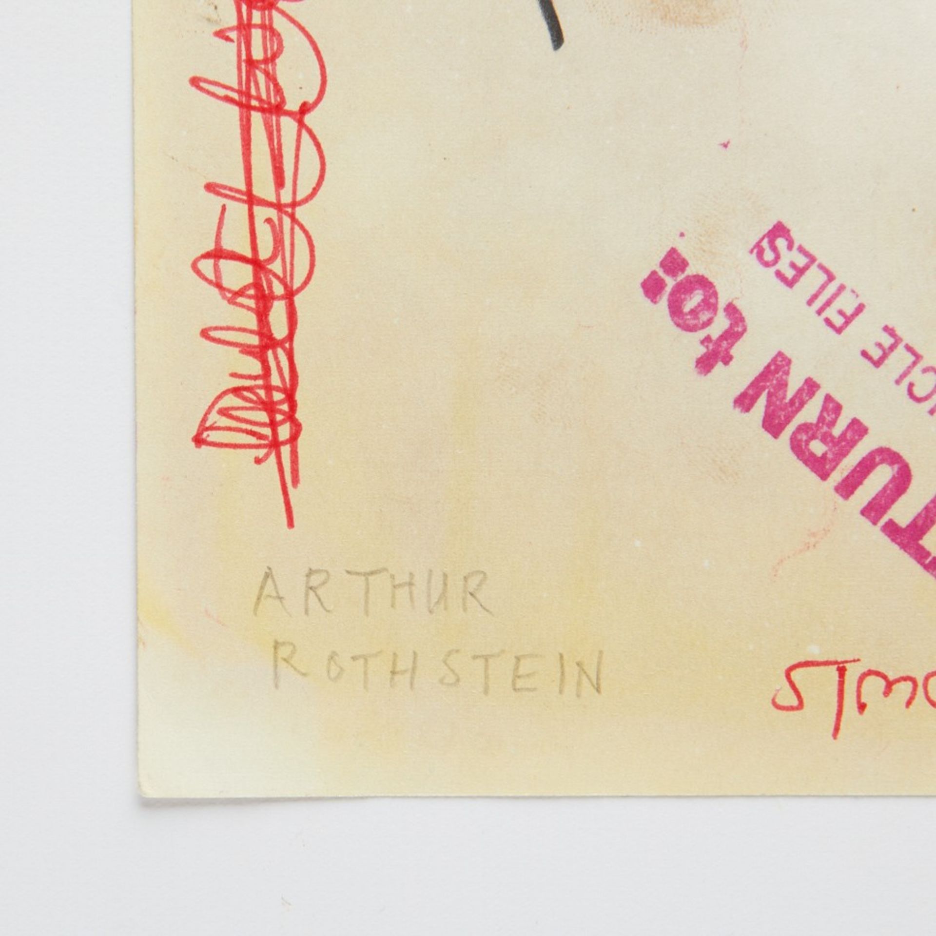 Arthur Rothstein "Dust Storm" Silver Gelatin Print - Image 4 of 6