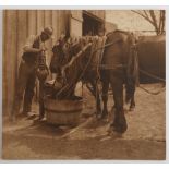 Carle Semon "The Barn Pump" 1913 Photograph