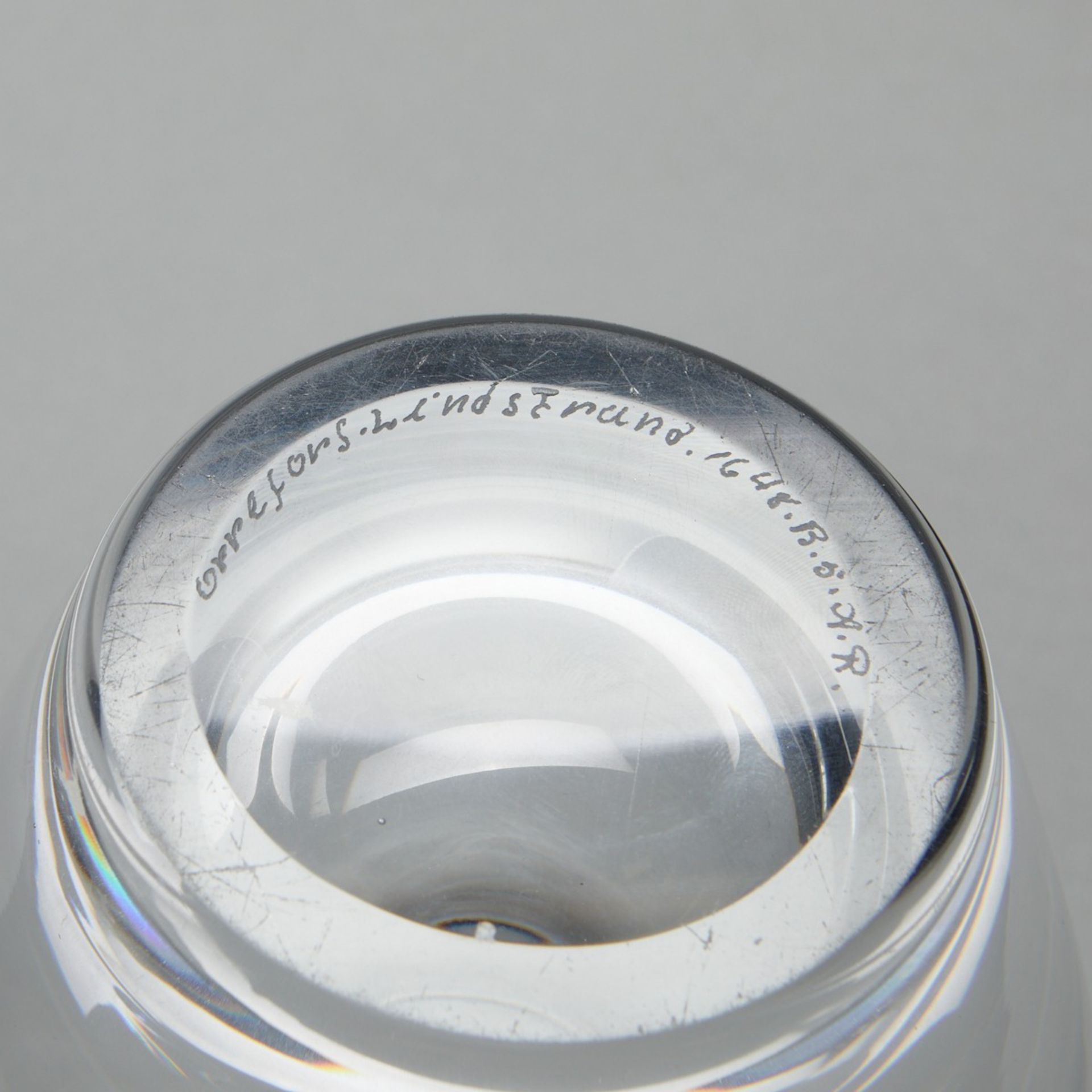 Lindstrand Orrefors MCM Glass Vase w/ Nude - Bild 2 aus 7