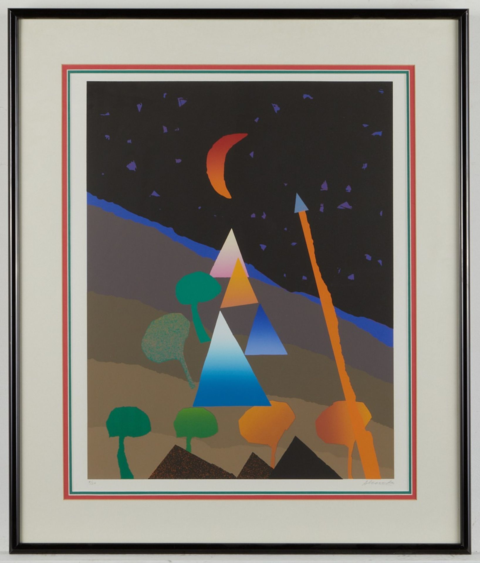 3 Arthur Secunda Pyramid Serigraphs - Bild 8 aus 19