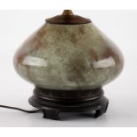 Chinese Guangxu Peach Bloom Vase as Lamp