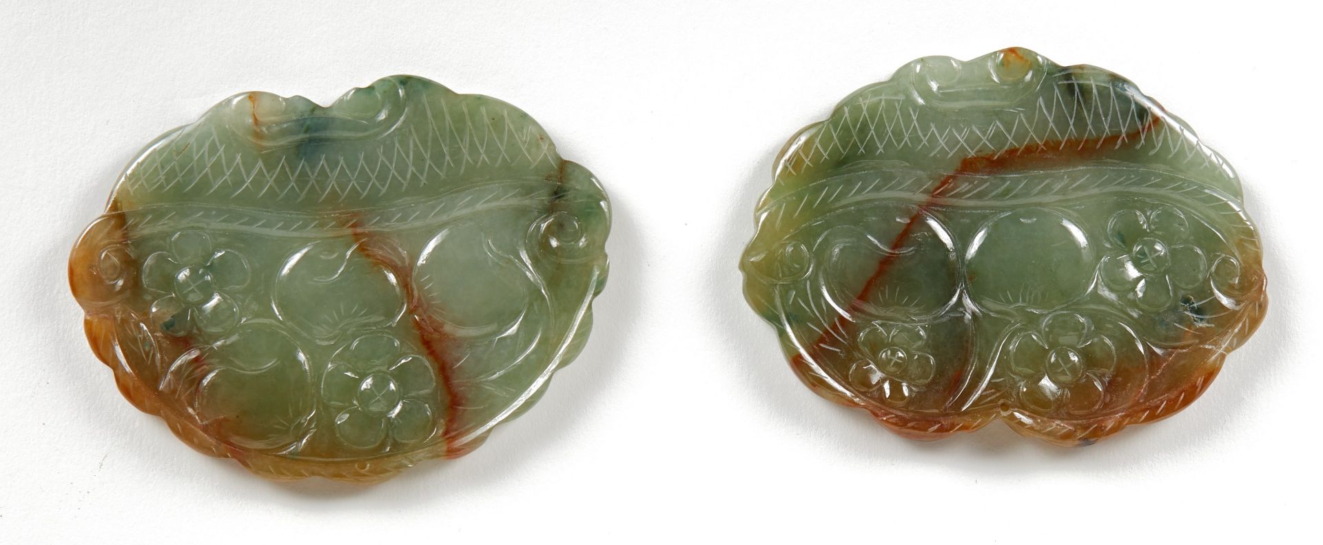 Pair of Modern Chinese Jade Plaques on Stands - Image 5 of 8