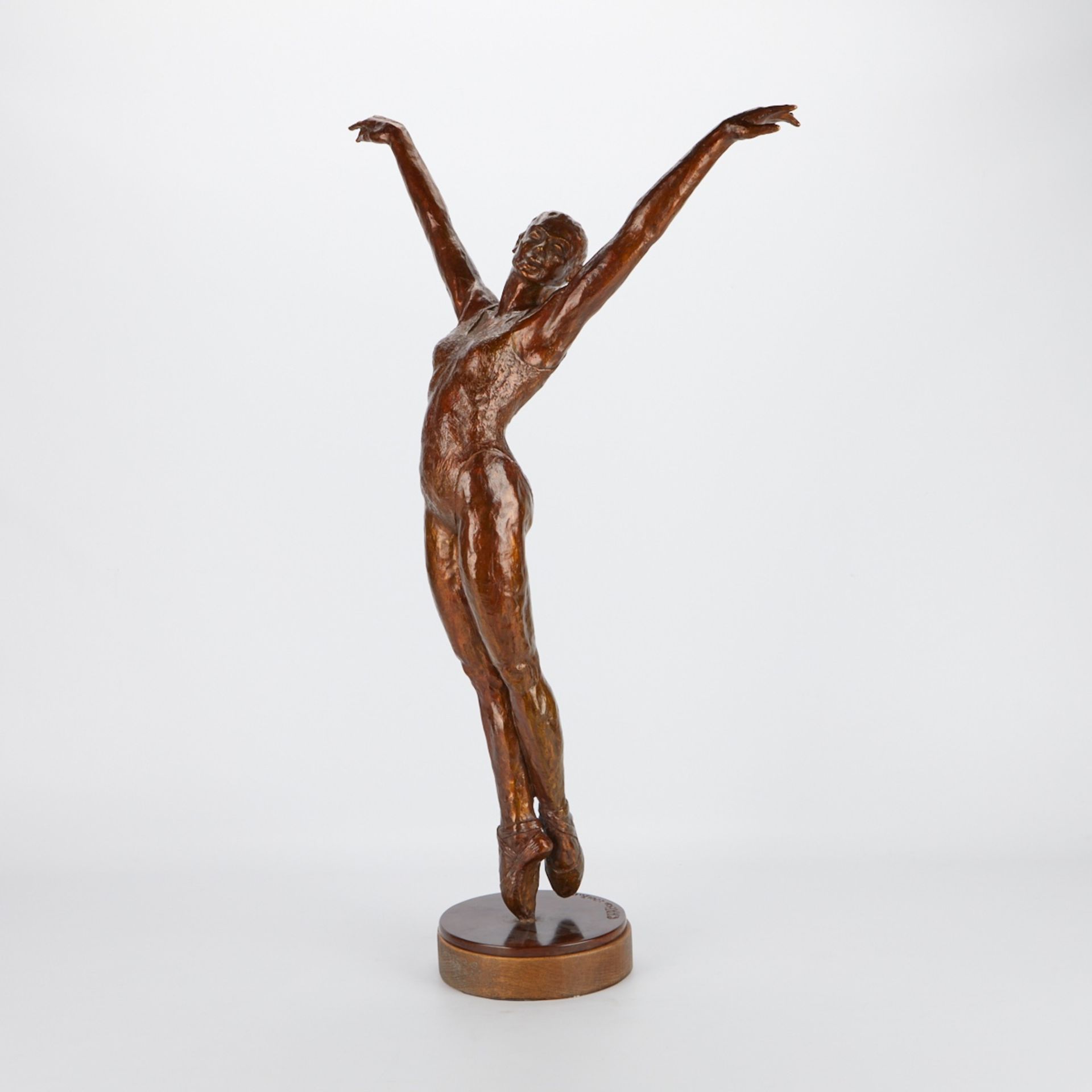 Modern Bronze Sculpture of a Dancer - Bild 3 aus 7