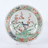 Chinese Kangxi 18th c. Famille Verte Plate