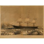 Currier & Ives "Clipper Ship Red Jacket" Print