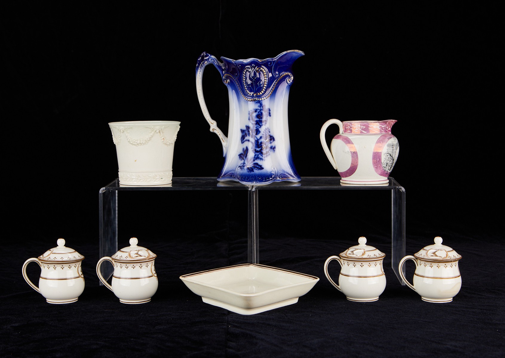 Group of 10 Transferware Objects - Image 5 of 20