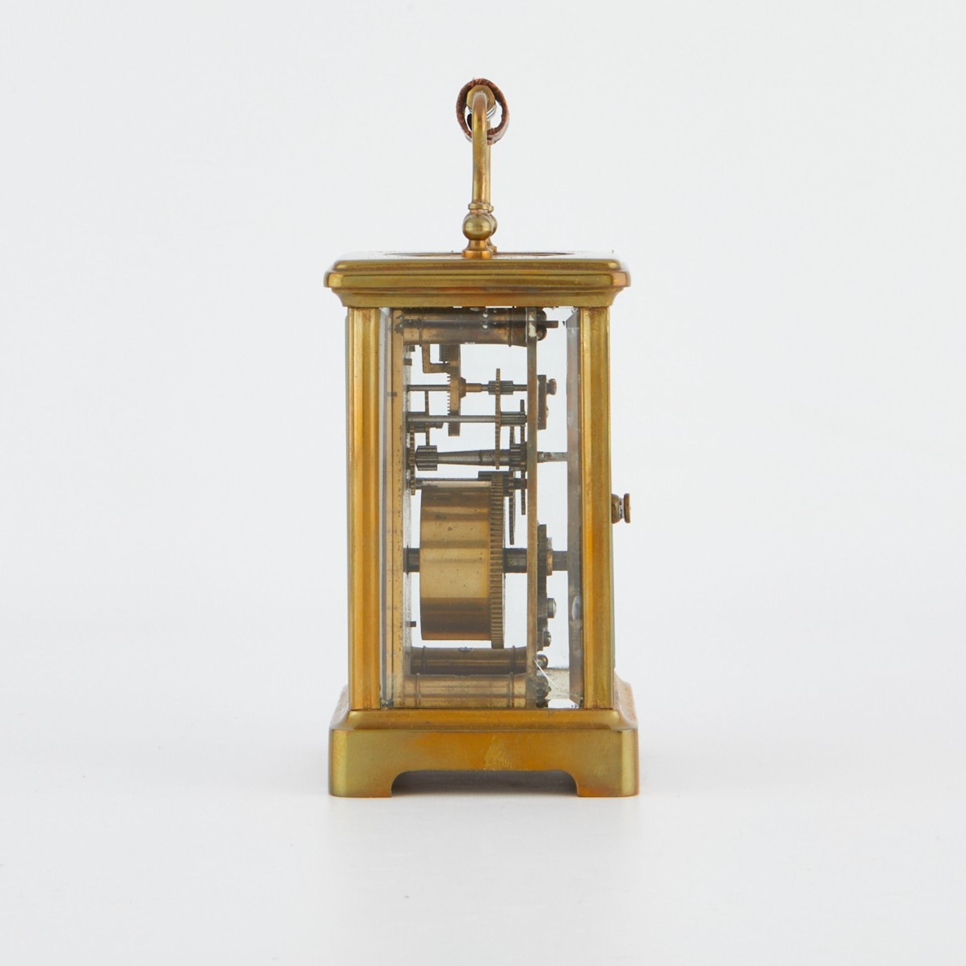 French Brass Carriage Clock w/ Case - Bild 3 aus 15