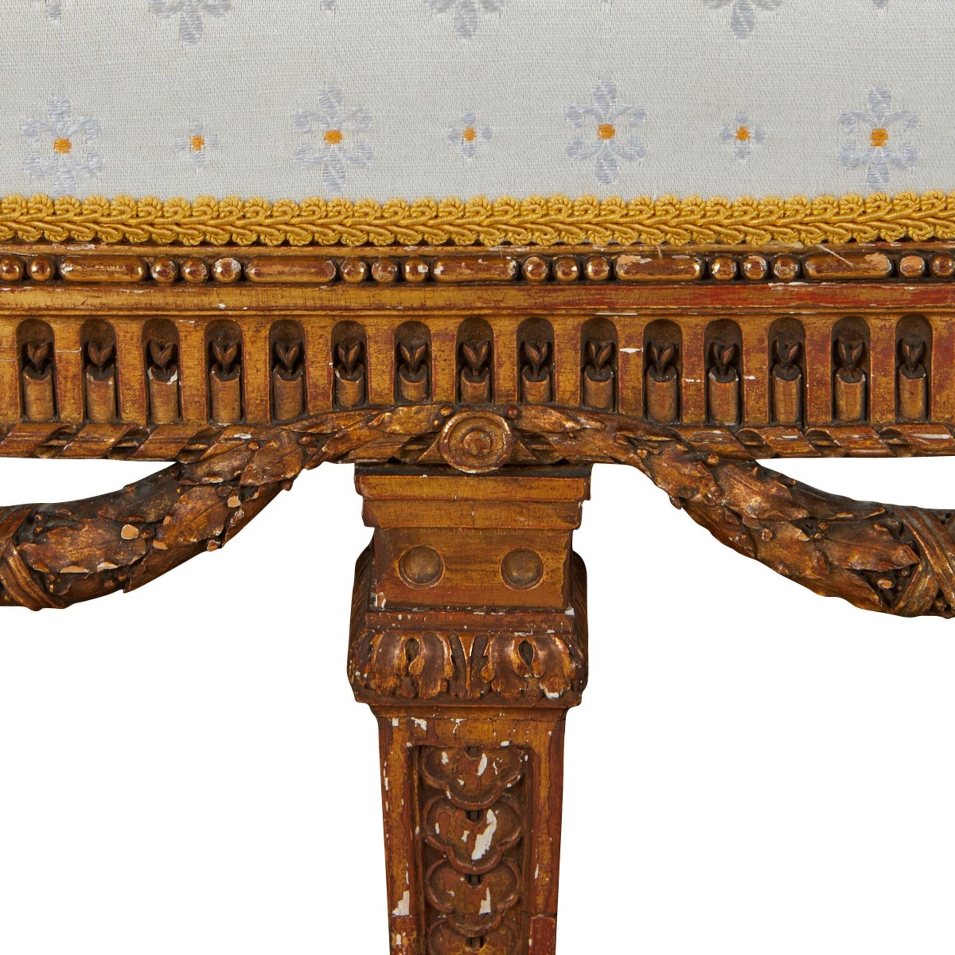 Continental Carved and Giltwood Settee - Image 11 of 12