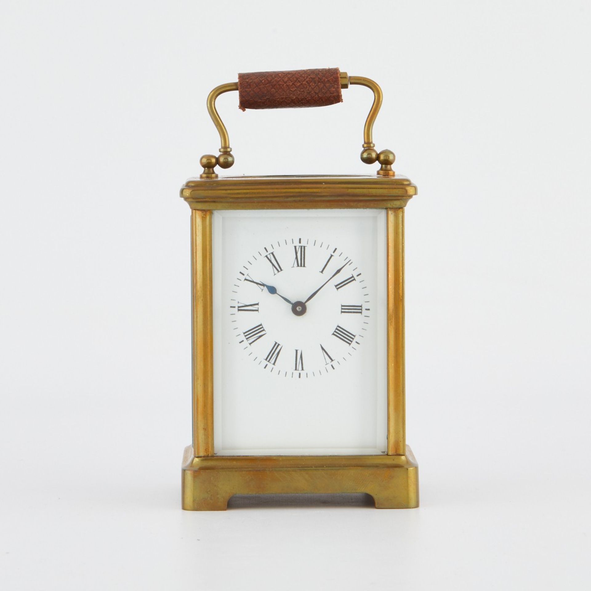French Brass Carriage Clock w/ Case - Bild 2 aus 15