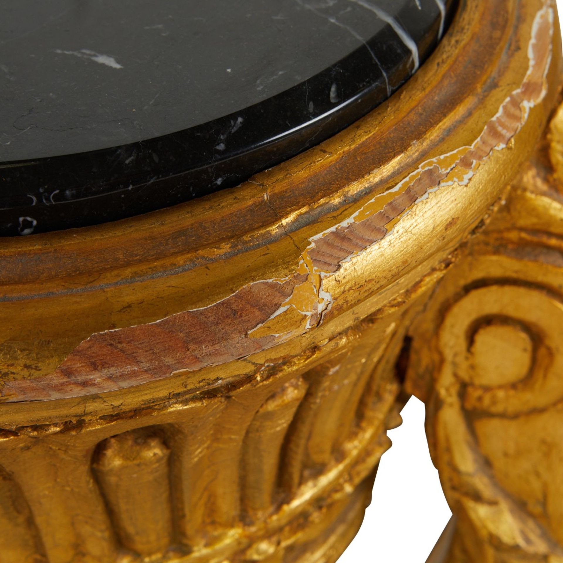 Pair of Continental Gilt Athenienne Pedestals - Image 11 of 16