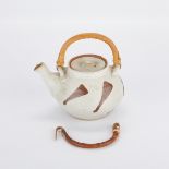 Warren MacKenzie Teapot and Extra Handle - Stamped