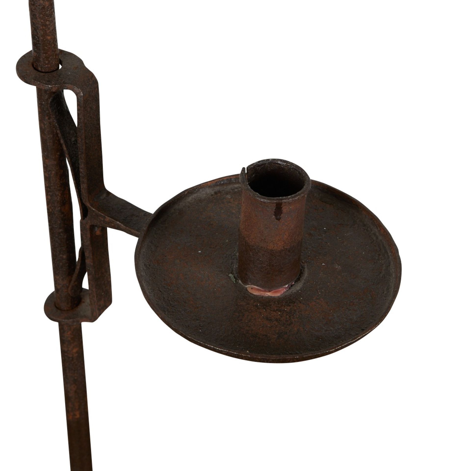 Pair of Wrought Iron Candle Stands - Bild 2 aus 7