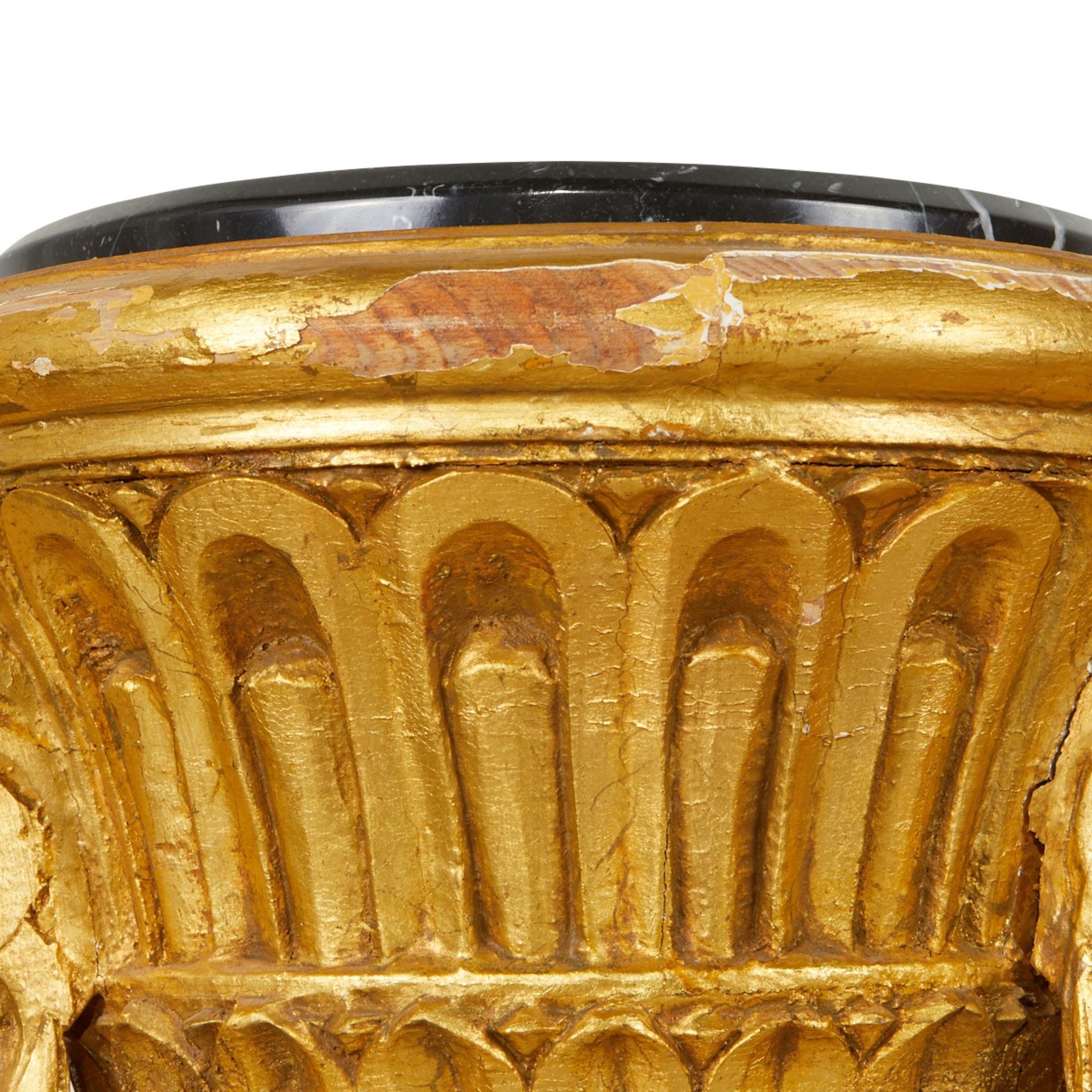 Pair of Continental Gilt Athenienne Pedestals - Image 7 of 16