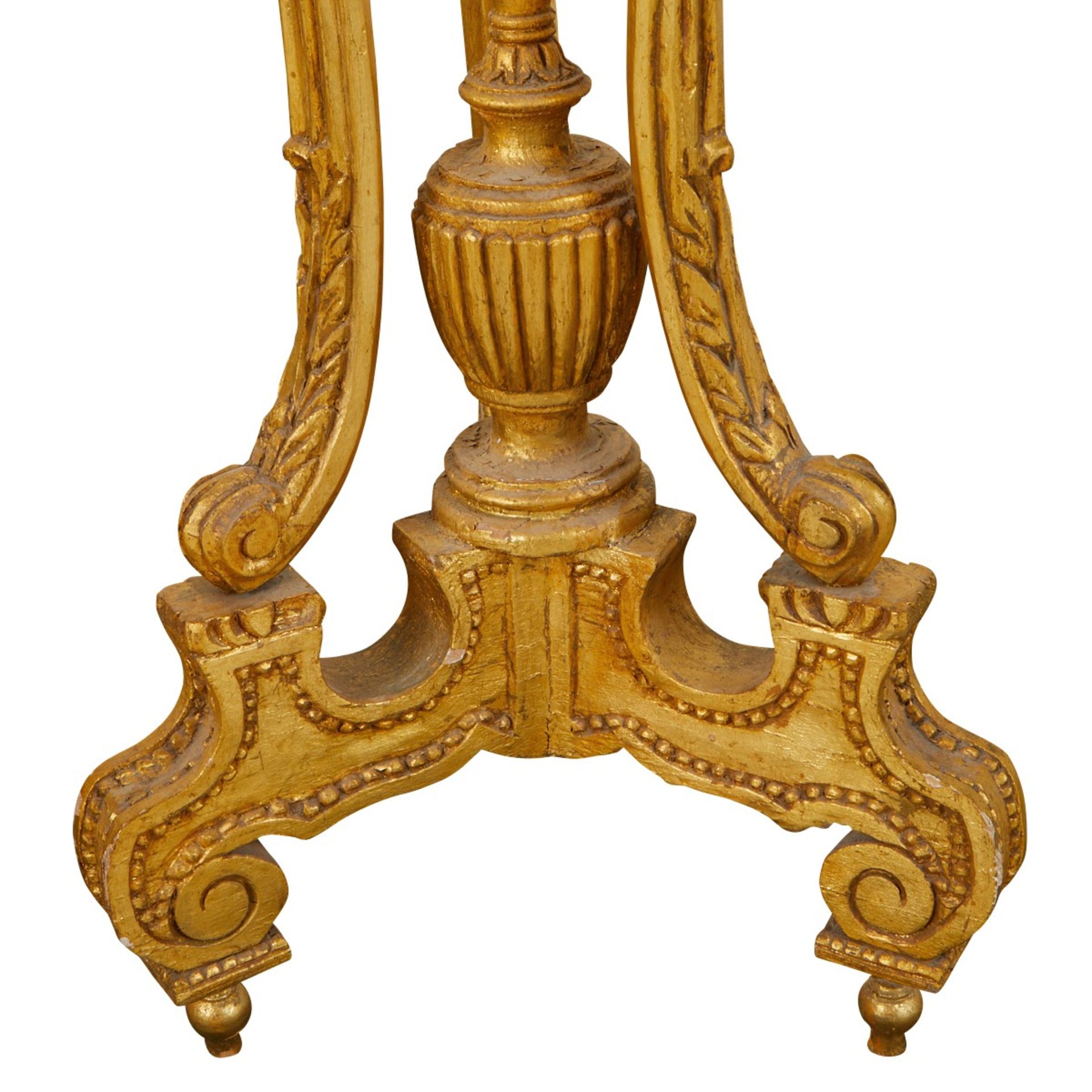 Pair of Continental Gilt Athenienne Pedestals - Image 10 of 16