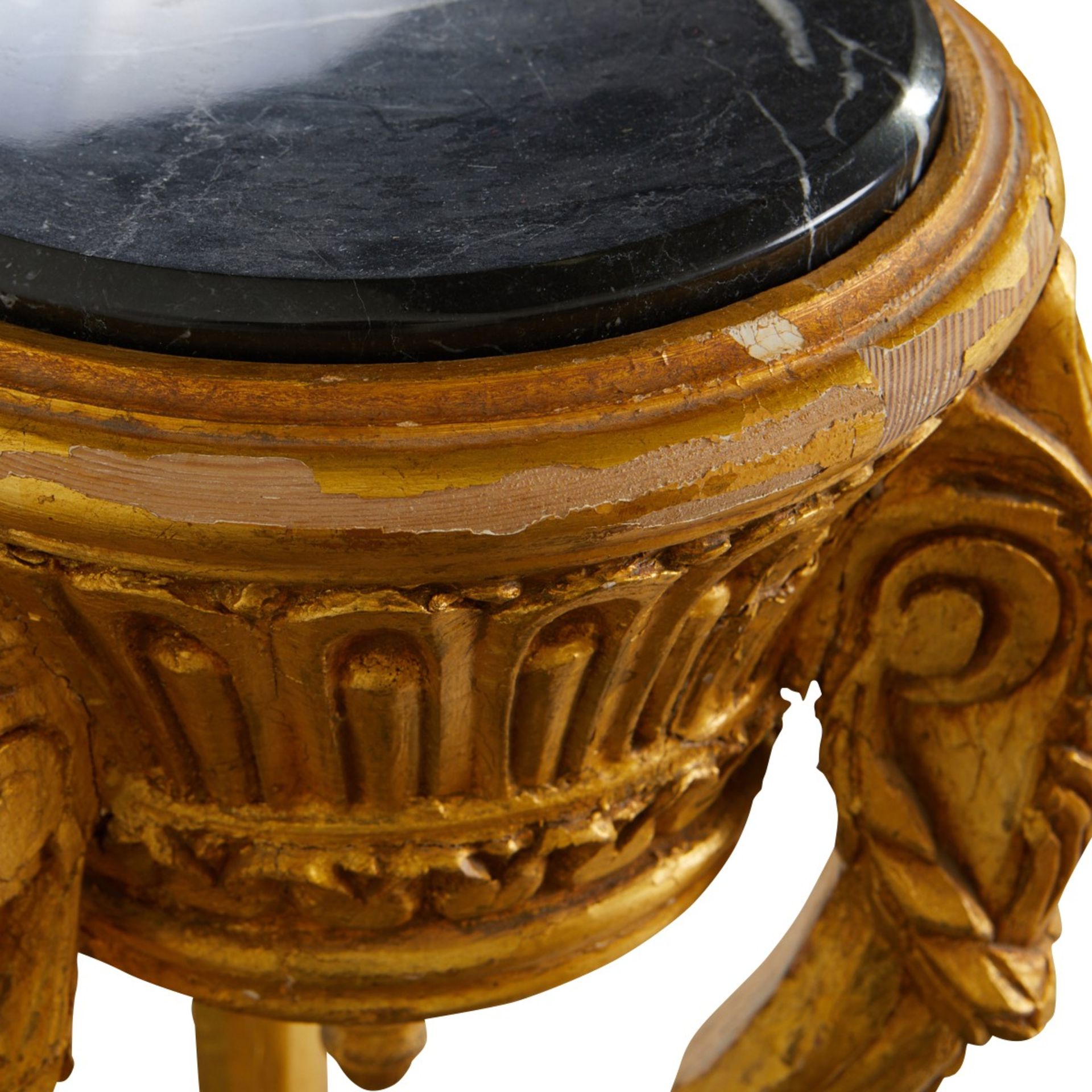 Pair of Continental Gilt Athenienne Pedestals - Image 13 of 16