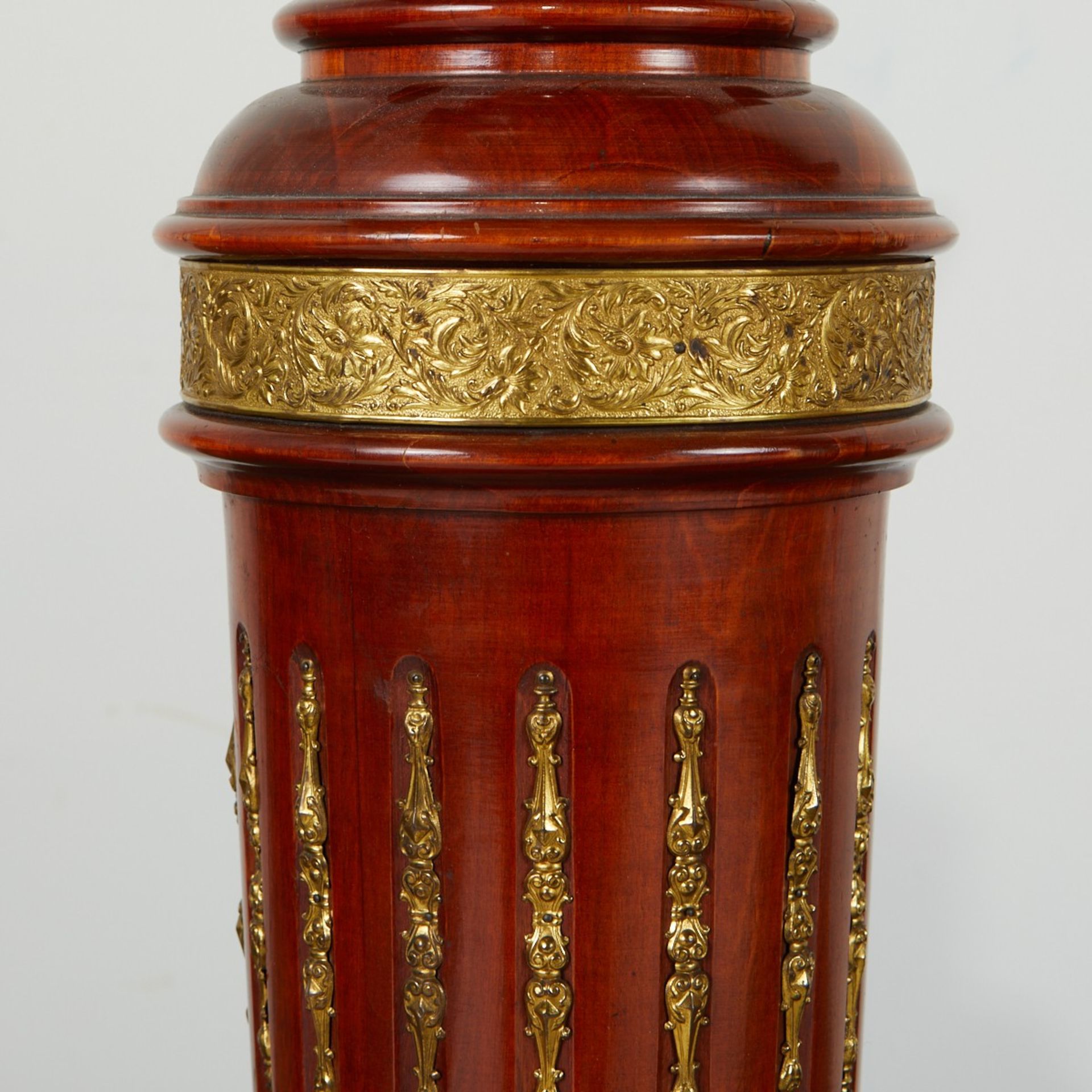 Pair Modern Empire Style Ormolu Plinths - Image 8 of 12