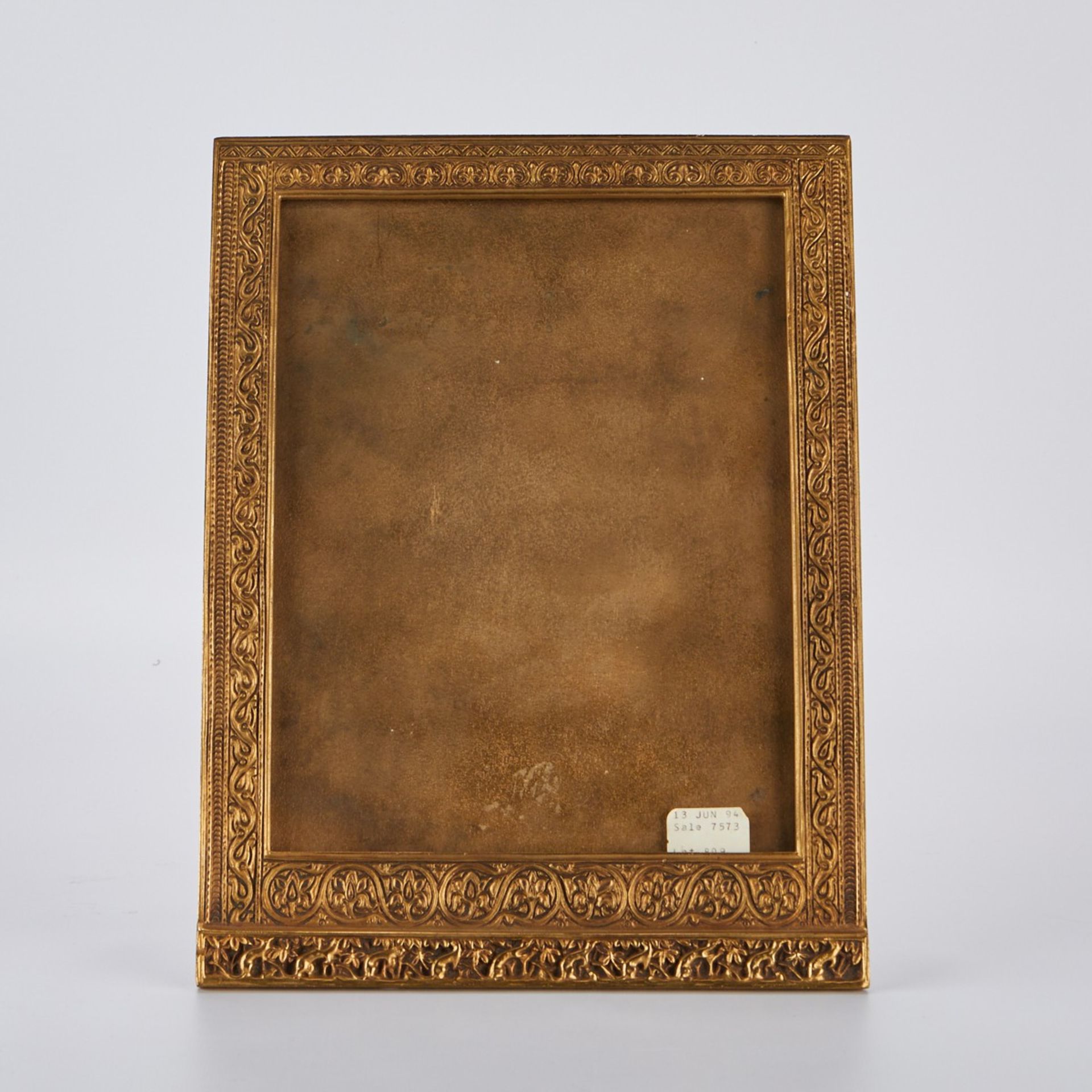 Tiffany Studios Gilt Bronze Venetian Pattern Frame - Image 3 of 9