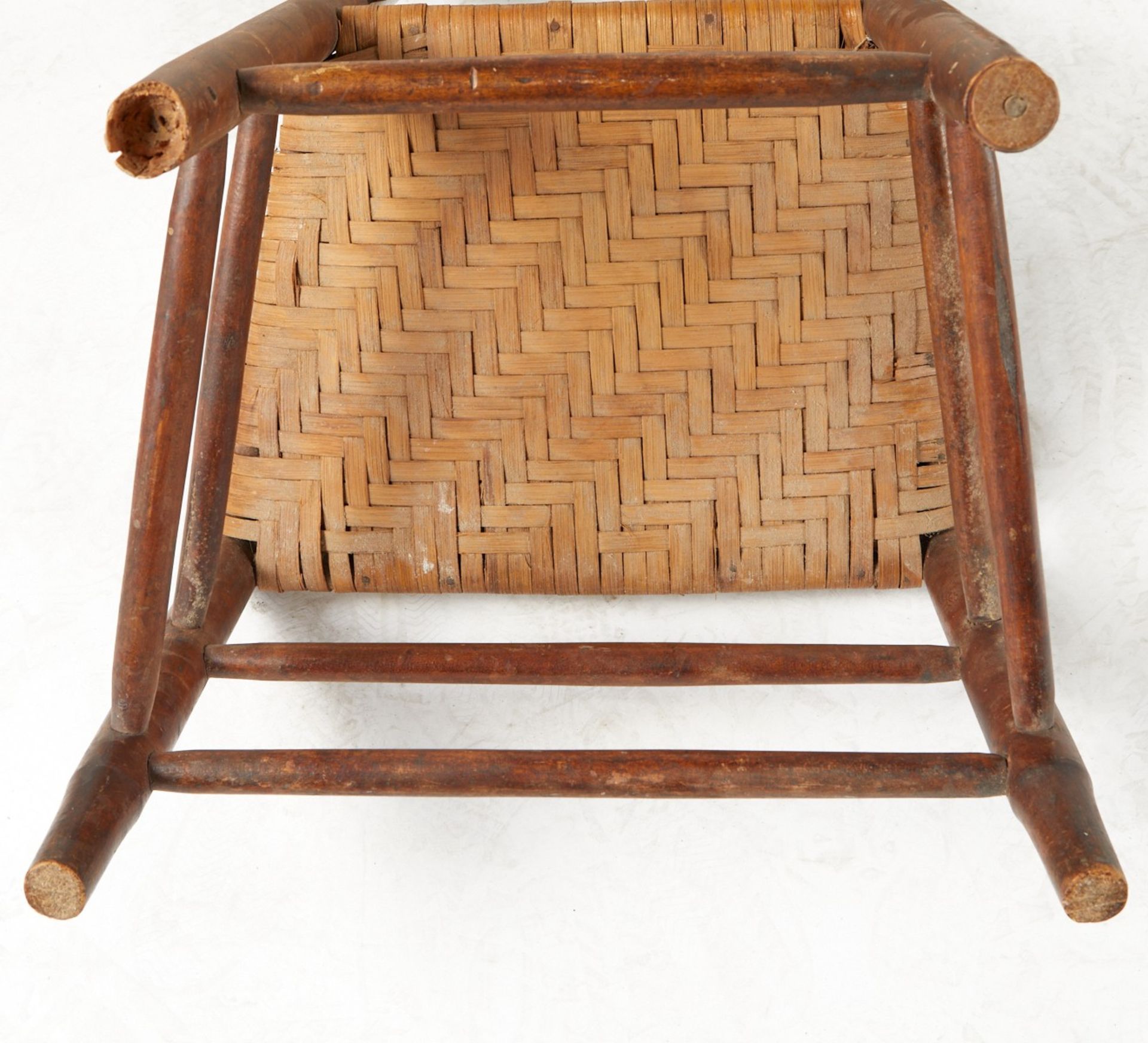 Shaker Freegift Wells Watervliet Chair ca 1830 - Bild 6 aus 8