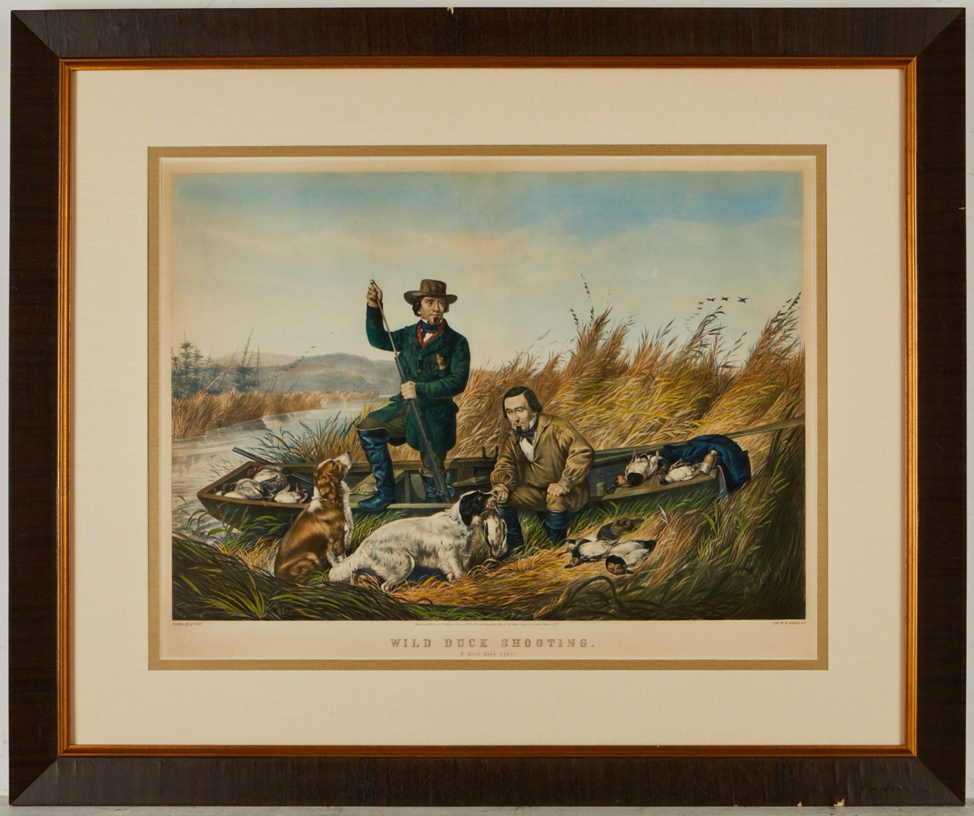 3 Currier & Ives Hunting Dogs Prints - Image 10 of 24