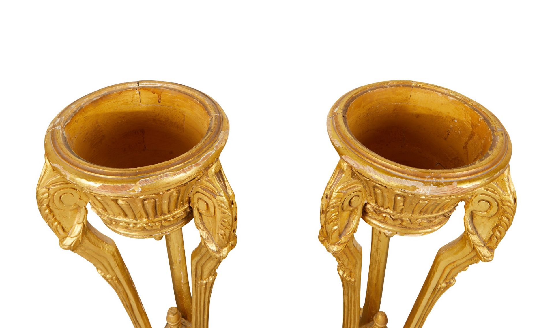 Pair of Continental Gilt Athenienne Pedestals - Image 16 of 16