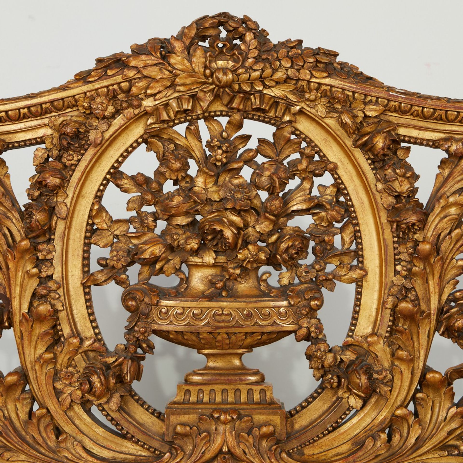 Continental Carved and Giltwood Settee - Image 2 of 12