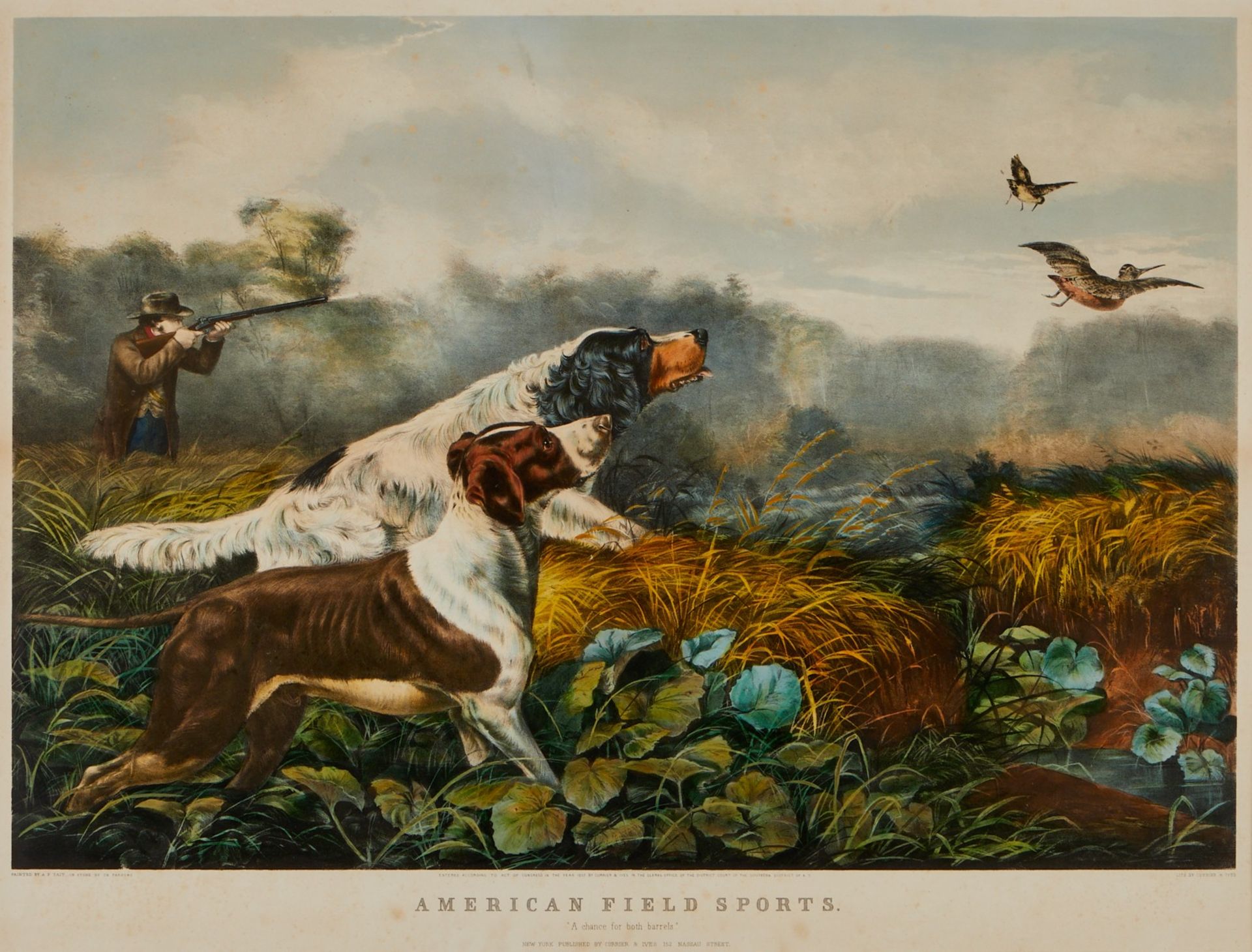 3 Currier & Ives Hunting Dogs Prints - Image 17 of 24