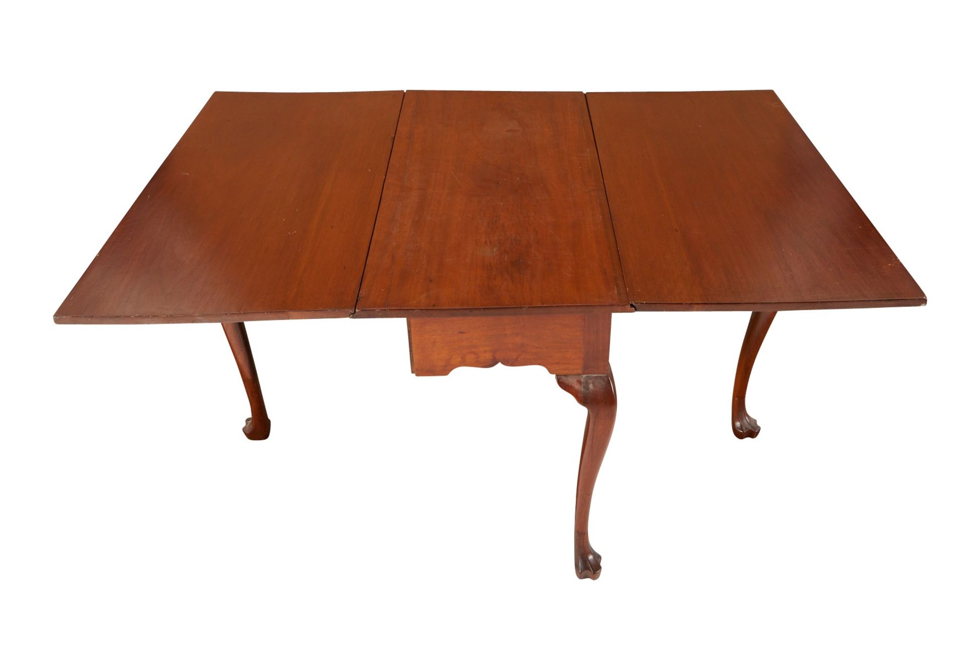 18th c. American Drop Leaf Sheraton Table - Bild 3 aus 13