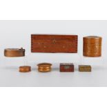 7 19th c. Trinket and Storage Boxes