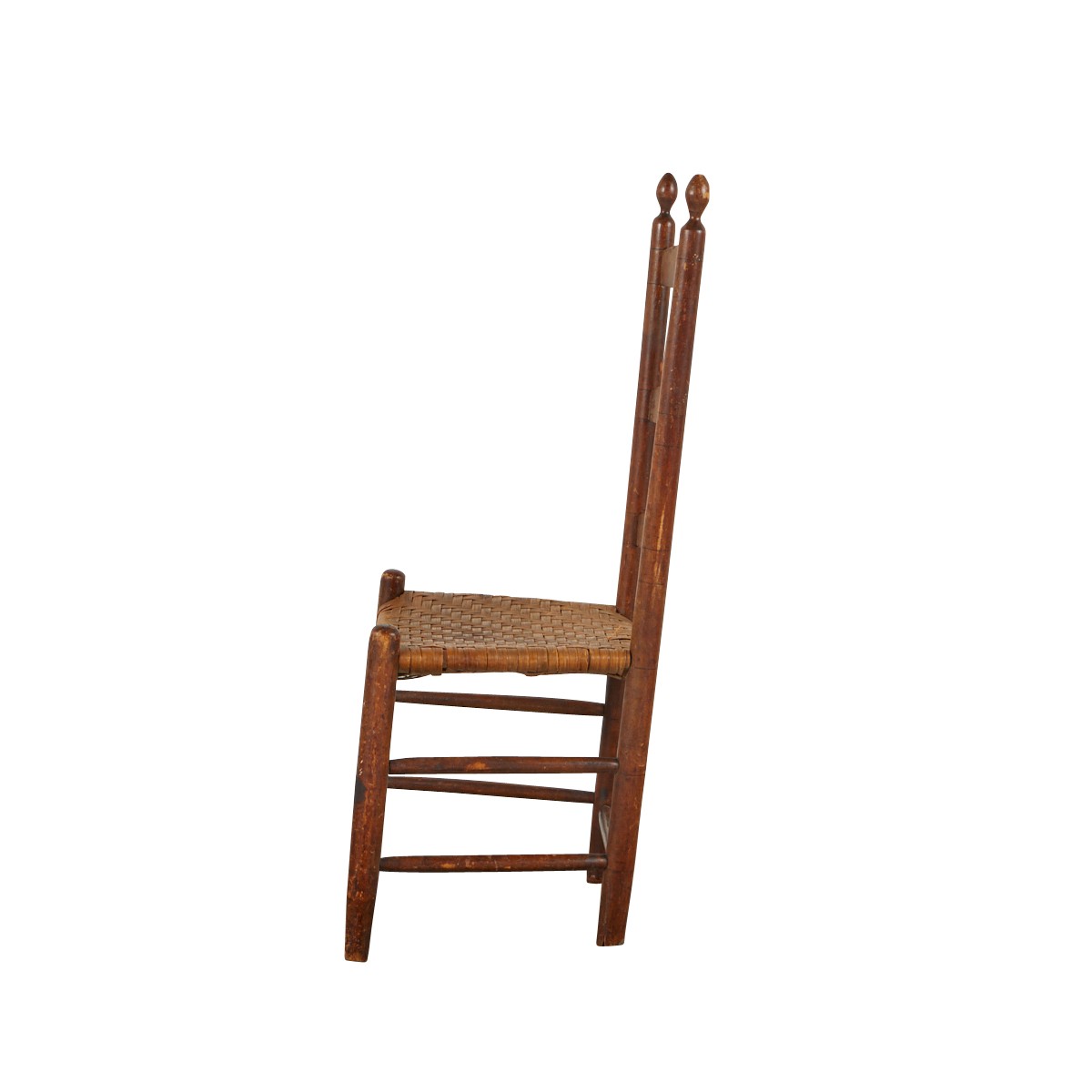 Shaker Freegift Wells Watervliet Chair ca 1830 - Image 5 of 8