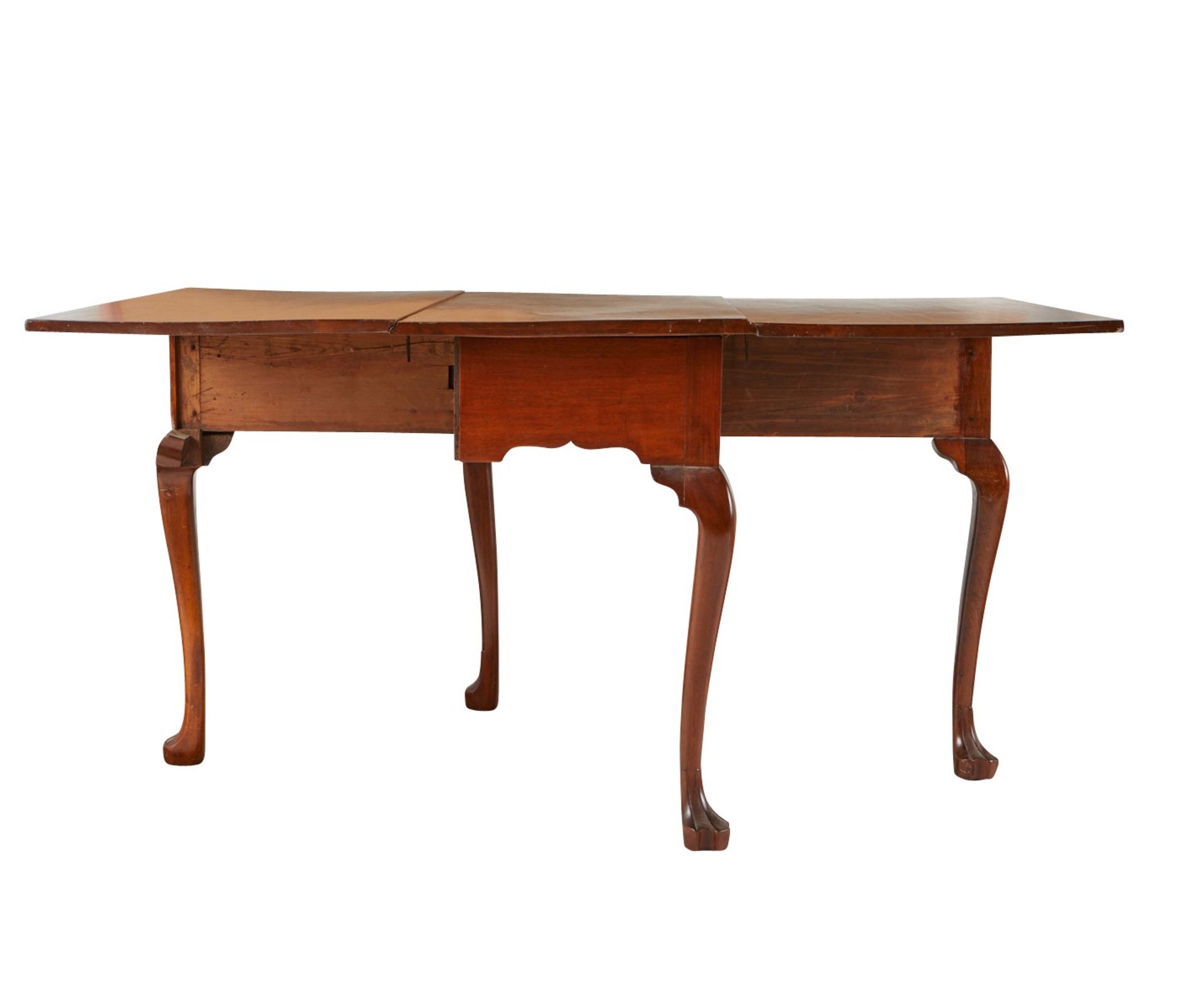 18th c. American Drop Leaf Sheraton Table - Bild 6 aus 13