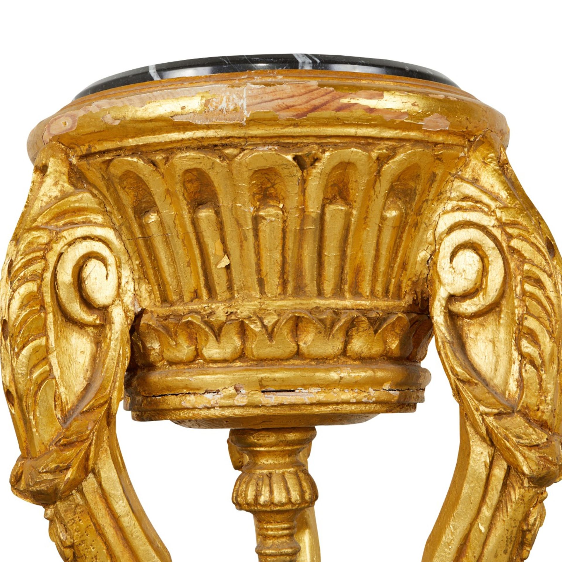 Pair of Continental Gilt Athenienne Pedestals - Image 8 of 16