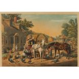 Currier & Ives "Preparing for Market" Print