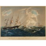 Currier & Ives "Wreck of San Francisco" Print