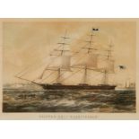 Currier & Ives "Clipper Ship Nightingale" Print