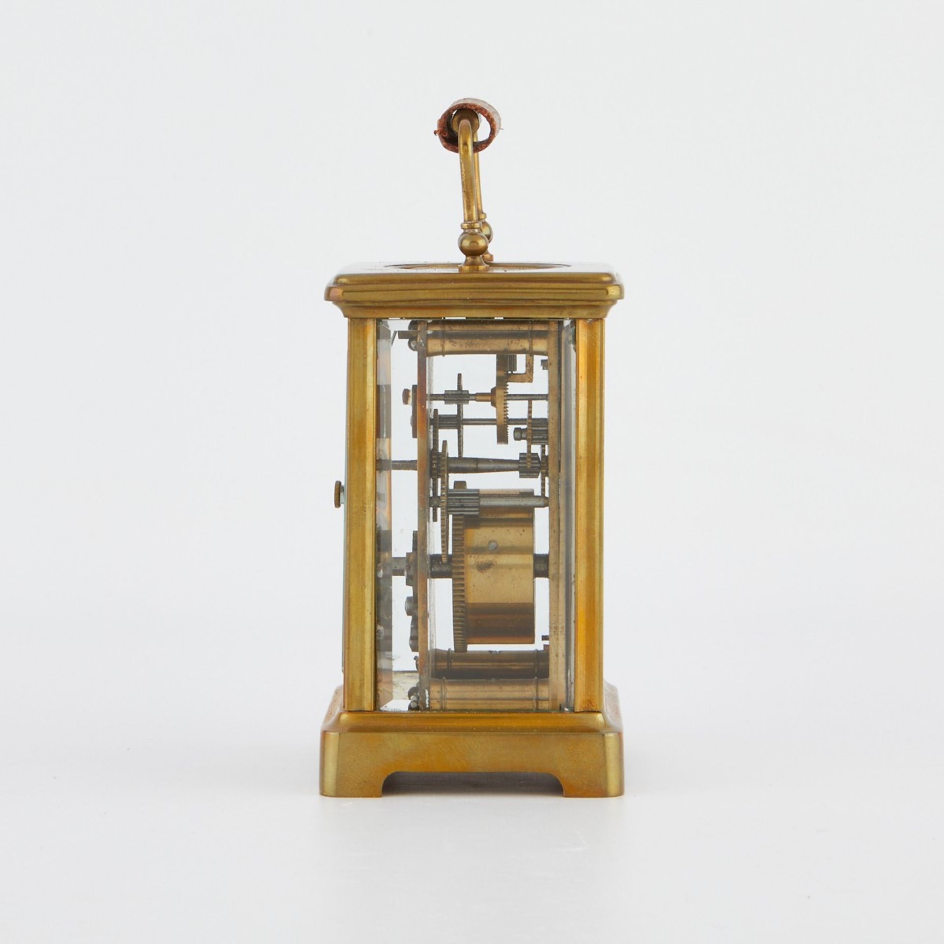 French Brass Carriage Clock w/ Case - Image 6 of 15