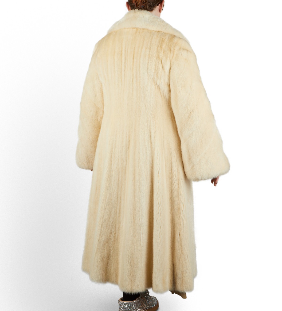 2 White Mink Fur Full Length Coats - Image 5 of 17