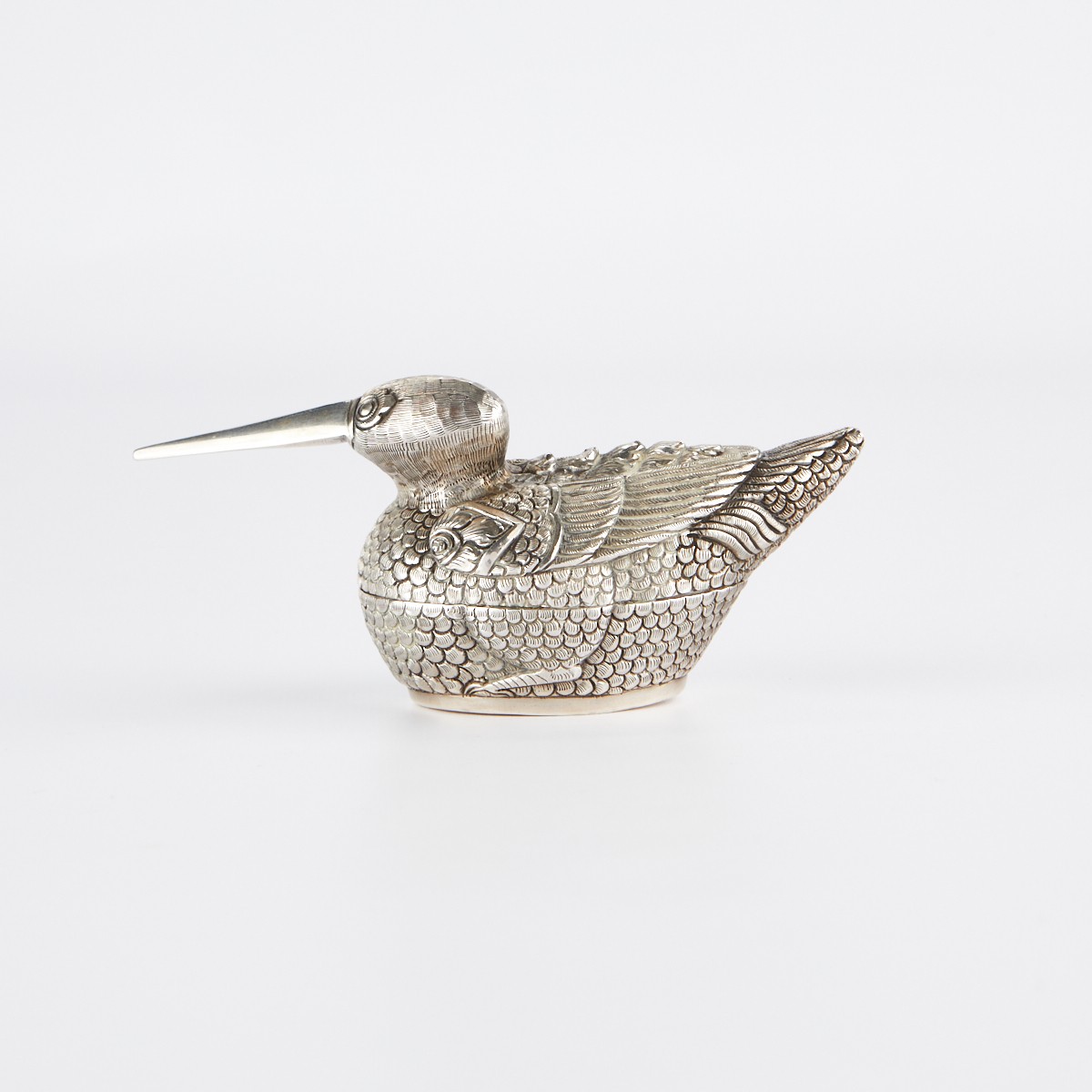 Cambodian Small Sterling Silver Bird Box - Image 4 of 8