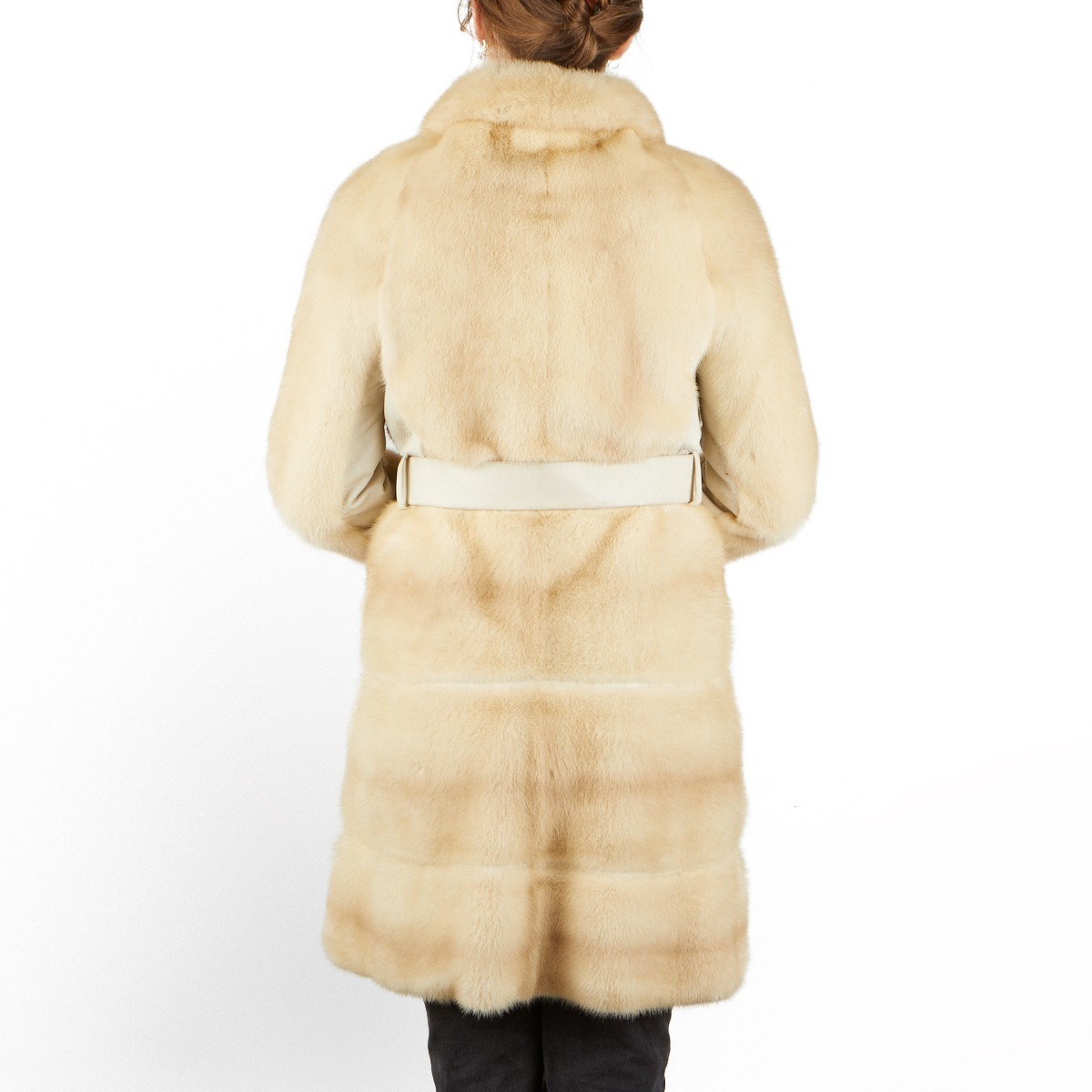 2 White Mink Fur Full Length Coats - Image 10 of 17