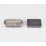 2 Russian Silver Niello Cases 19th c.