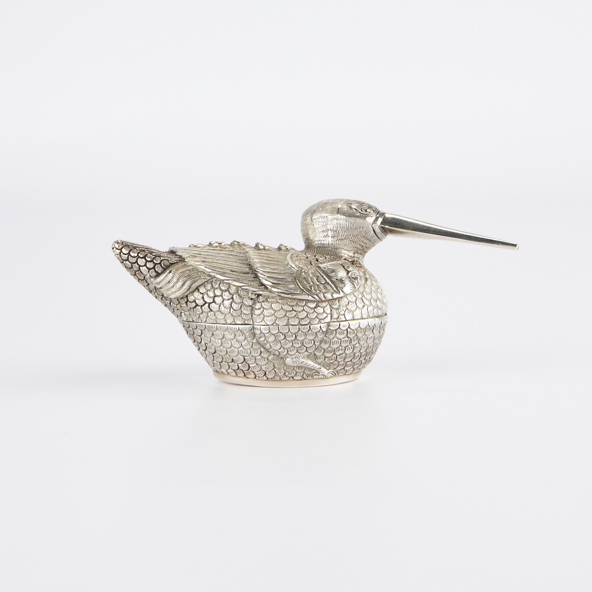 Cambodian Small Sterling Silver Bird Box - Image 2 of 8