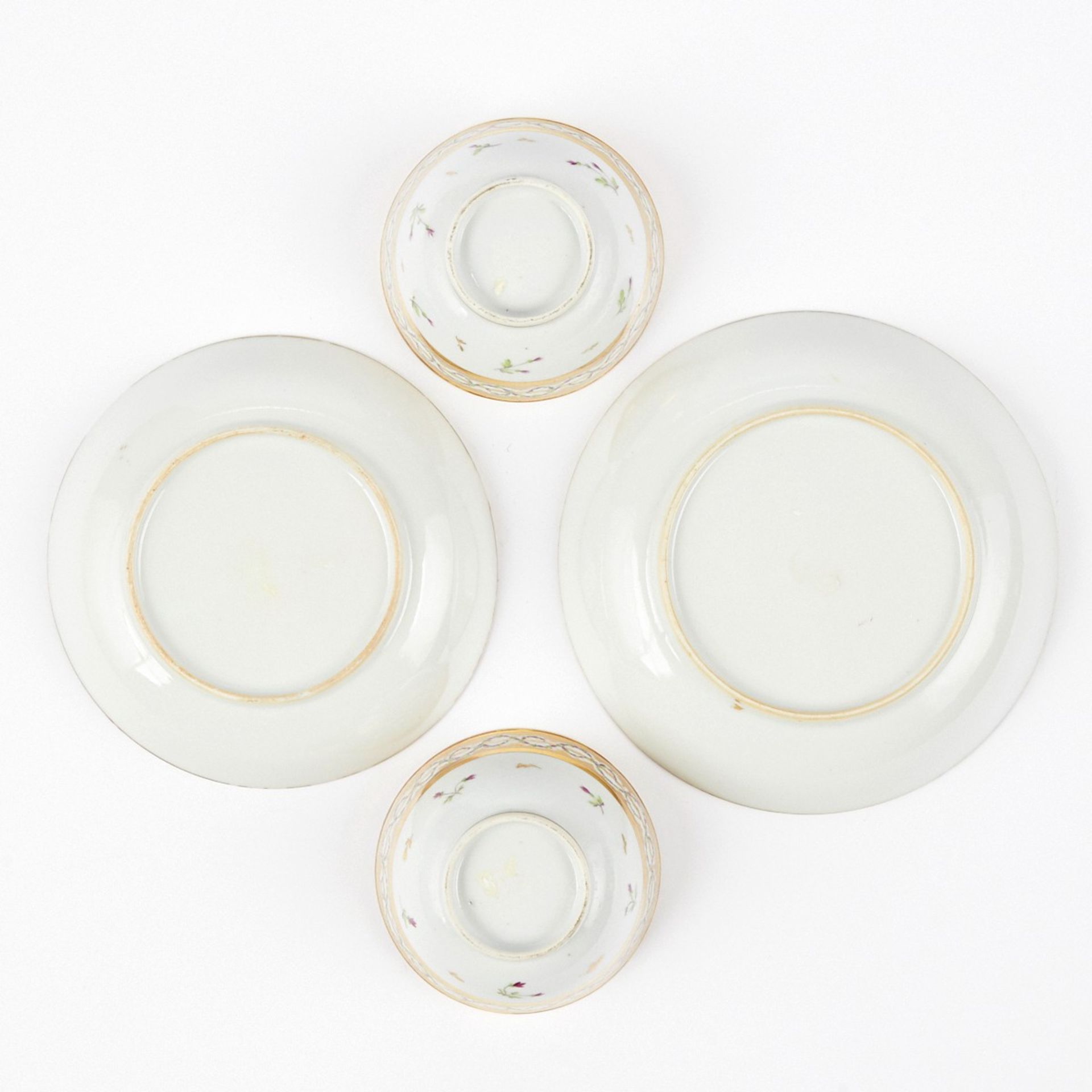 Set of Chinese Export Porcelain Tea Bowls & Saucers - Bild 7 aus 7