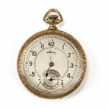 14K Gold Illinois Pocket Watch - 19 Jewels